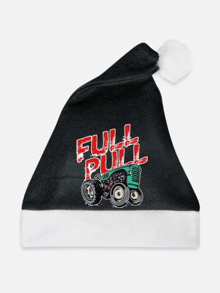 Landwirtschaft Statement Traktor Bauer Ackerbau - Weihnachtsmütze - Schwarz/Weiß
