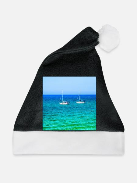 Summer Sailing - Weihnachtsmütze - Schwarz/Weiß