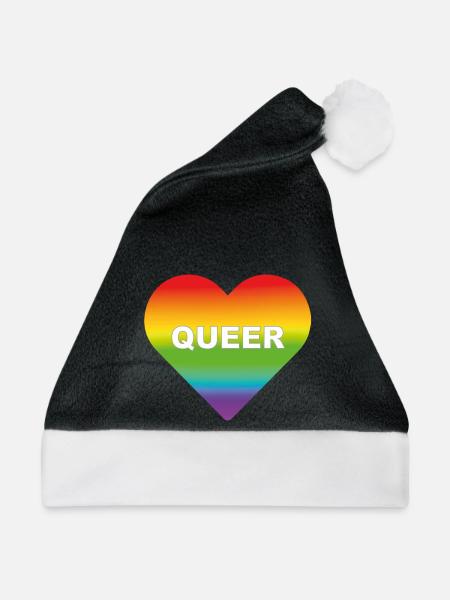 Queer Transgender sein - Weihnachtsmütze - Schwarz/Weiß