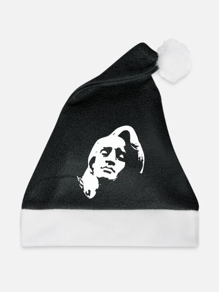 Chopin Frederic - Weihnachtsmütze - Schwarz/Weiß - Vorne