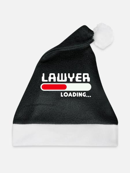 Karriere Statement Erfolg Jurist Beruf Arbeit - Weihnachtsmütze - Schwarz/Weiß
