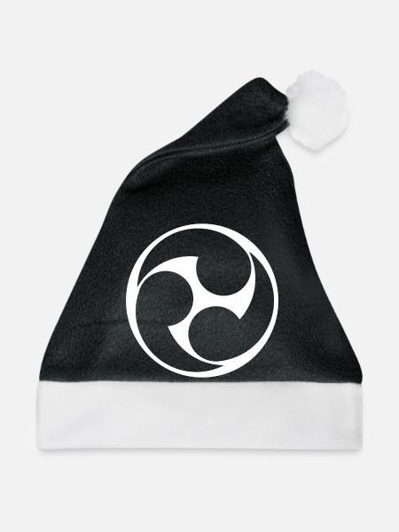 Triskel (W) - Weihnachtsmütze - Schwarz/Weiß