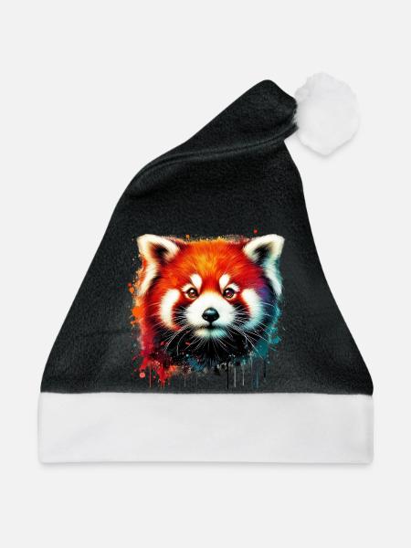 Kleiner Panda - Weihnachtsmütze - Schwarz/Weiß