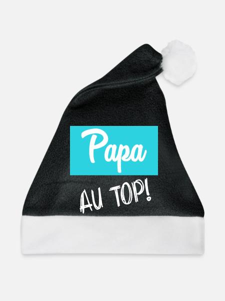 PAPA - Weihnachtsmütze - Schwarz/Weiß