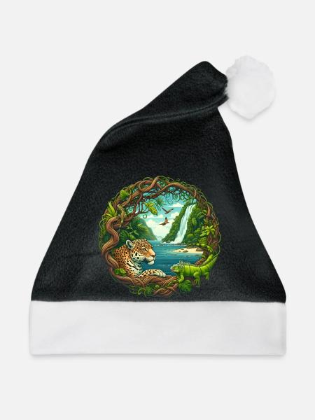 Inselparadies - Weihnachtsmütze - Schwarz/Weiß
