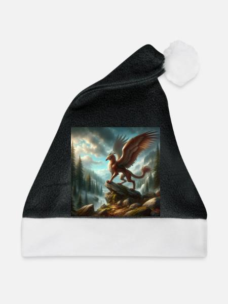 Peryton - Weihnachtsmütze - Schwarz/Weiß