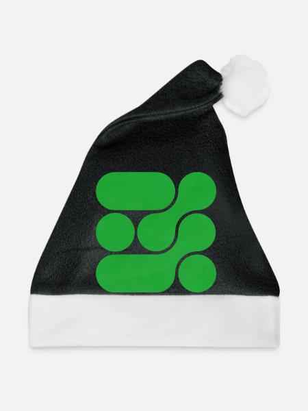 OCHOOO - GRÜN - Weihnachtsmütze - Schwarz/Weiß
