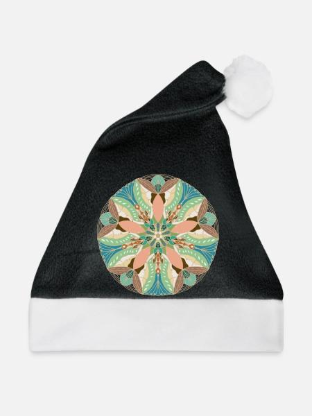 Fisch und Mond - Weihnachtsmütze - Schwarz/Weiß