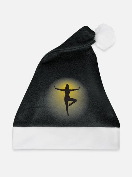 Silhouette 2 - Weihnachtsmütze - Schwarz/Weiß