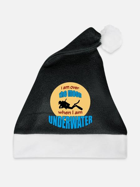 DIVING - Weihnachtsmütze - Schwarz/Weiß