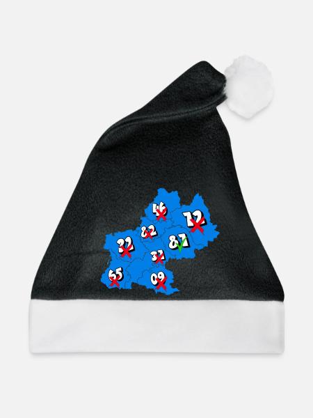 Midi-Pyrénées Region - Weihnachtsmütze - Schwarz/Weiß