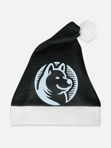 Schneeflocke - Weihnachtsmütze - Schwarz/Weiß