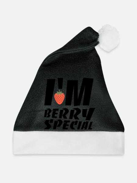 IM Beeren Spezial - Weihnachtsmütze - Schwarz/Weiß