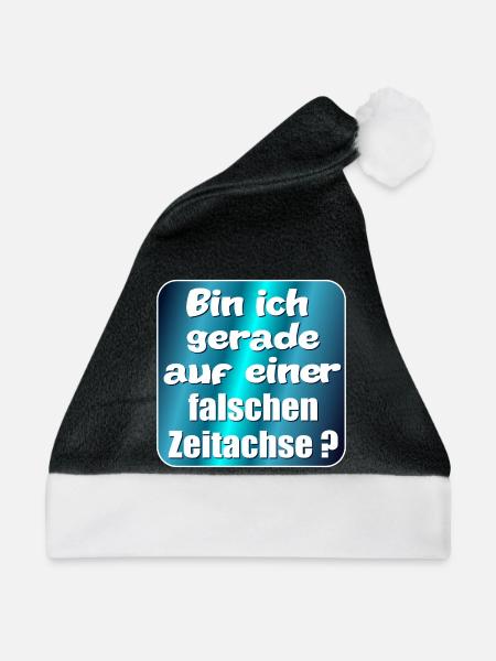 SIMULATION REALITÄT ZEITACHSE - Weihnachtsmütze - Schwarz/Weiß