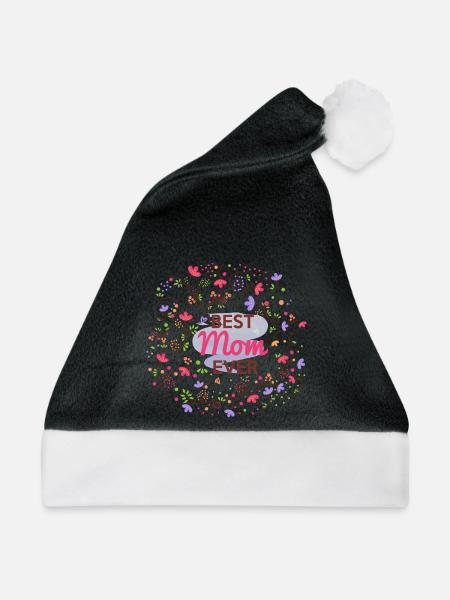 Die beste Mutter aller Zeiten - Weihnachtsmütze - Schwarz/Weiß