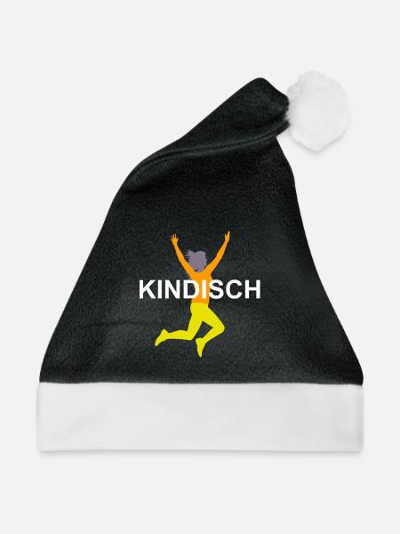 Sportlich - Weihnachtsmütze - Schwarz/Weiß - Vorne