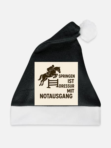 Ausbruchssprung Reiterwitz - Weihnachtsmütze - Schwarz/Weiß