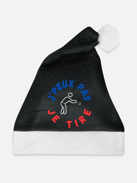 Logo des Turniers - Weihnachtsmütze - Schwarz/Weiß