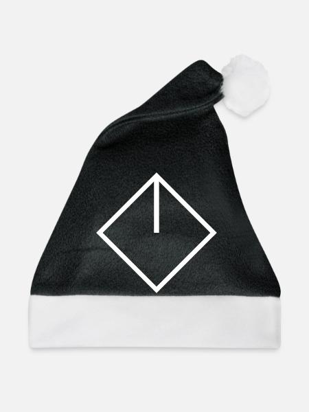 cor white - Weihnachtsmütze - Schwarz/Weiß - Vorne