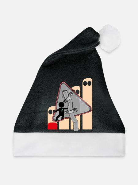 SIGNAL - Weihnachtsmütze - Schwarz/Weiß