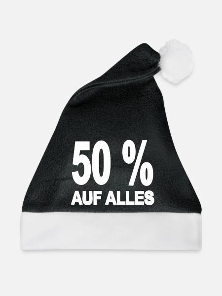 Rabatt - Weihnachtsmütze - Schwarz/Weiß