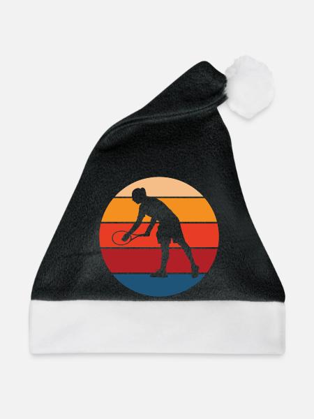 Tennis - Weihnachtsmütze - Schwarz/Weiß