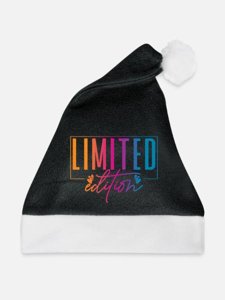 Limited Edition - Weihnachtsmütze - Schwarz/Weiß