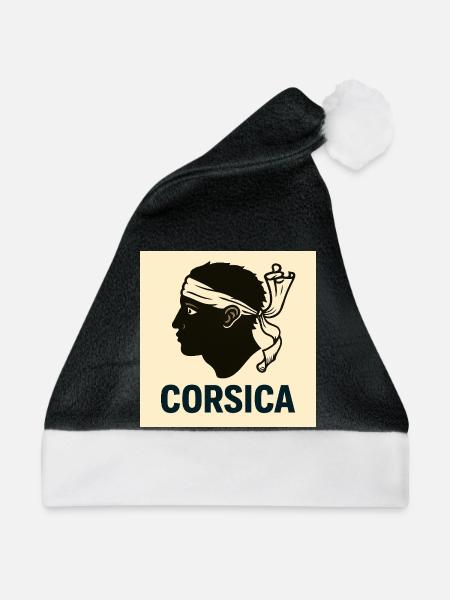 Korsische Souvenirs - Weihnachtsmütze - Schwarz/Weiß