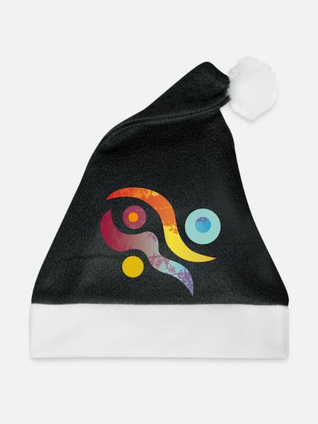 yoga-design_45 - Weihnachtsmütze - Schwarz/Weiß