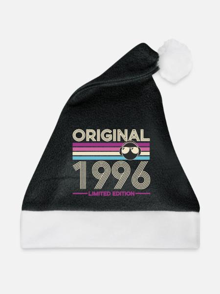 Originale limitierte Edition von 1996 - Weihnachtsmütze - Schwarz/Weiß
