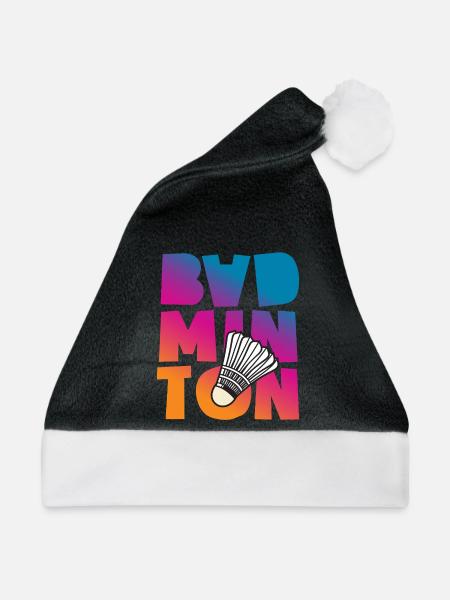 Badminton - Weihnachtsmütze - Schwarz/Weiß