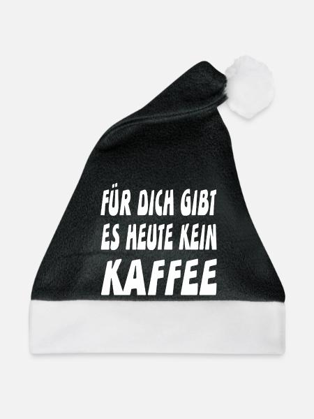 Kaffee - Weihnachtsmütze - Schwarz/Weiß