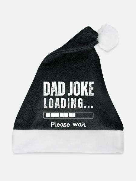 Papa-Witz - Weihnachtsmütze - Schwarz/Weiß