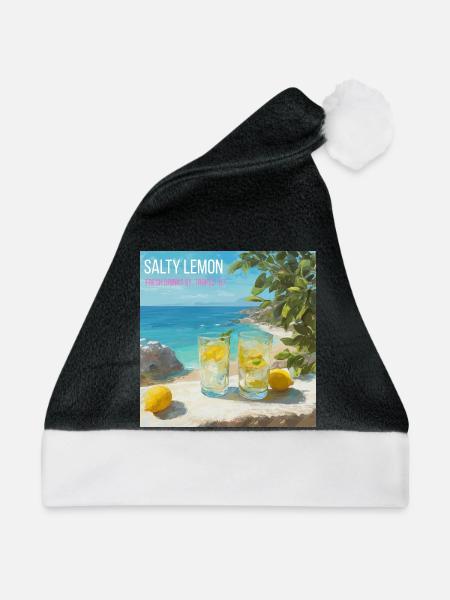 Salty Lemon Strandzauber 87 - Weihnachtsmütze - Schwarz/Weiß