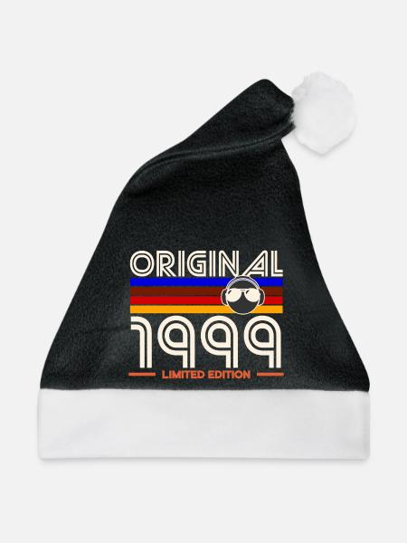 Originale limitierte Ausgabe von 1999 - Weihnachtsmütze - Schwarz/Weiß - Vorne