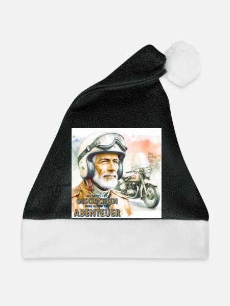 Geschichten und Abenteuer - Weihnachtsmütze - Schwarz/Weiß