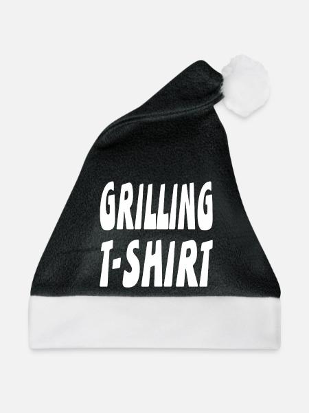 Grillen - Weihnachtsmütze - Schwarz/Weiß