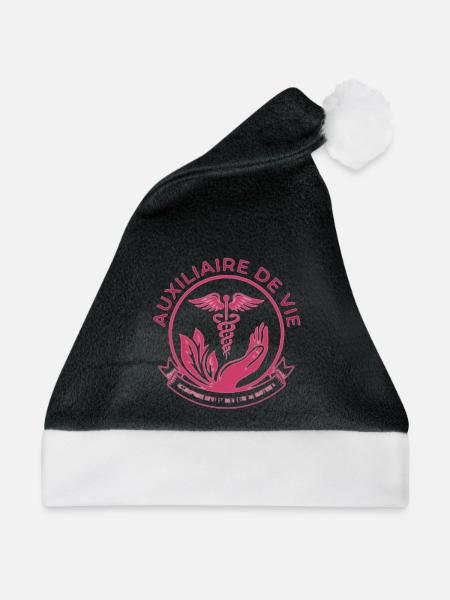 Social Life Assistant(pink) - Weihnachtsmütze - Schwarz/Weiß