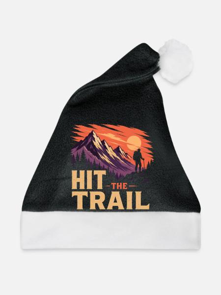 Auf den Trail – Outdoor-Abenteuer - Weihnachtsmütze - Schwarz/Weiß