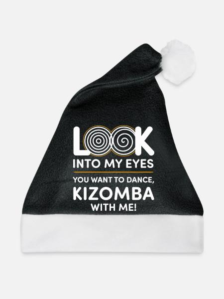 Kizomba - Weihnachtsmütze - Schwarz/Weiß - Vorne