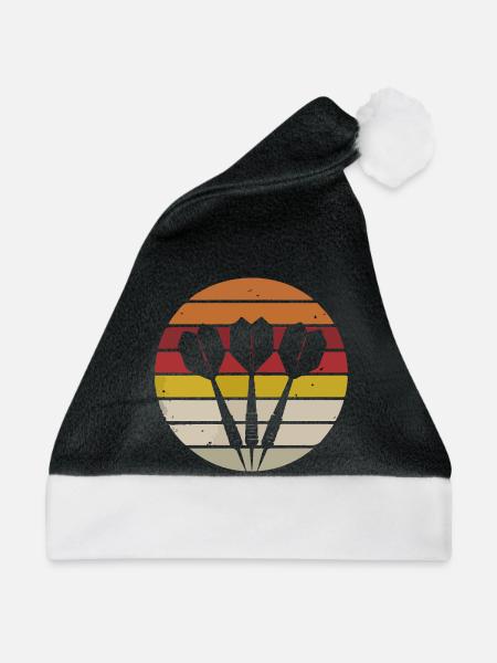 Dartpfeile - Weihnachtsmütze - Schwarz/Weiß