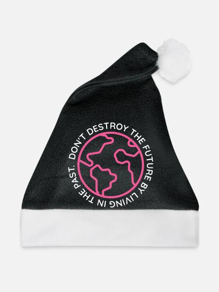 DON'T DESTROY THE FUTURE PINK  - Weihnachtsmütze - Schwarz/Weiß
