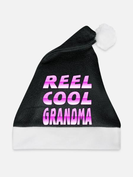 Oma - Weihnachtsmütze - Schwarz/Weiß