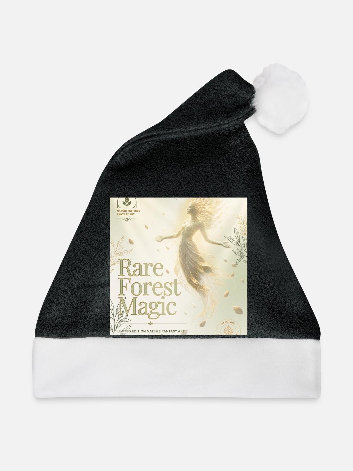 Rare Forest Magic - Weihnachtsmütze - Schwarz/Weiß - Vorne