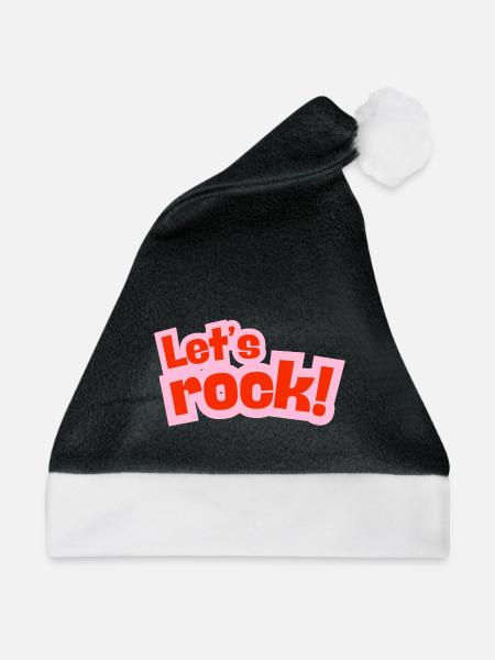 Los geht's! - Weihnachtsmütze - Schwarz/Weiß