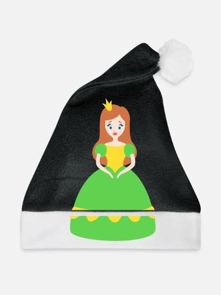 Prinzessin - Weihnachtsmütze - Schwarz/Weiß