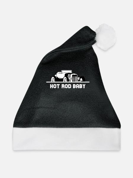 Hot Rod Baby - Weihnachtsmütze - Schwarz/Weiß