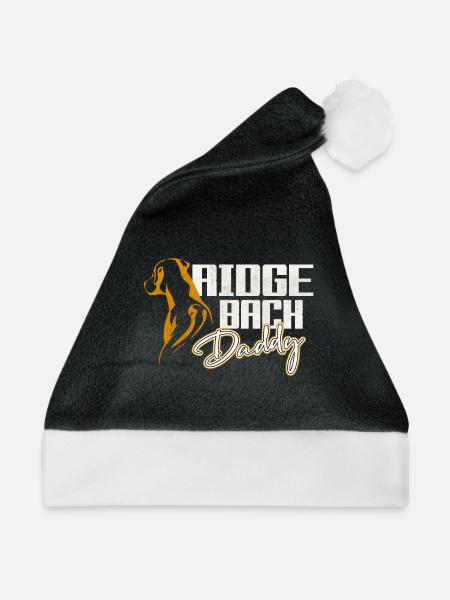Rhodesian Ridgeback Daddy - Weihnachtsmütze - Schwarz/Weiß