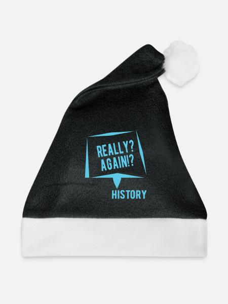 HISTORY HISTORIAN : Really Again History - Weihnachtsmütze - Schwarz/Weiß