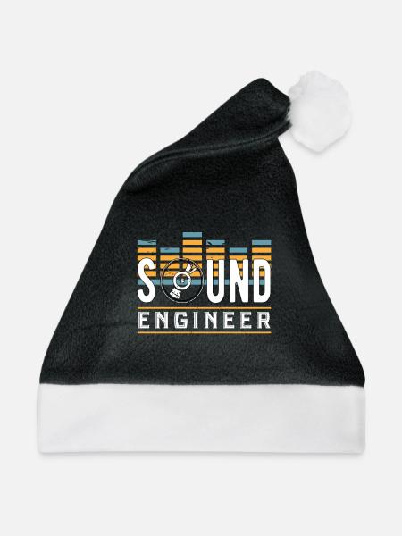 SOUND ENGINEER/ AUDIO ENGINEER GIFT - Weihnachtsmütze - Schwarz/Weiß